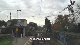 Führerstandsmitfahrt Troisdorf  Koblenz  Rüdesheim [upl. by Mello]