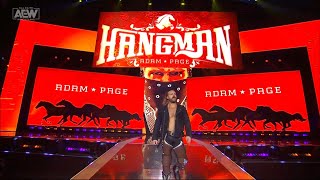 quotHangmanquot Adam Page Entrance  AEW Collision January 13 2024 [upl. by Ranchod]