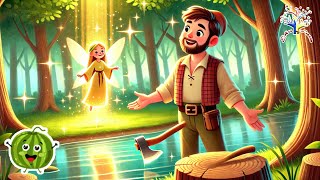 The Honest Woodcutter  Moral Stories for Kids  EduFam Bedtime Stories [upl. by Koblas]