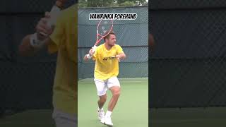 Wawrinka KILLER Forehand  Super Slow Motion tennis wawrinka forehand [upl. by Dougall]