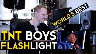 Vocal Coach Reacts to The TNT Boys singing Flashlight  Worlds Best [upl. by Adnolor]