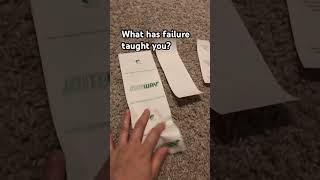 What has failure taught you Crumpling receipts paper ASMR [upl. by Leaffar914]