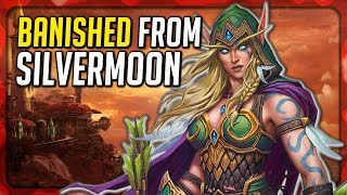 WoW BFA Prelude Alleria Windrunner Banished from Silvermoon for Messing with the Sunwell [upl. by Smeaj110]