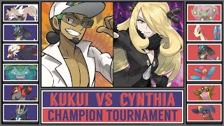 KUKUI vs CYNTHIA  Pokémon Champion Tournament Battle 2 [upl. by Kilroy]