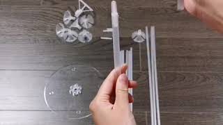 Diy balloon table stand [upl. by Haras]