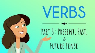 Verbs Part 3 Simple Verb Tenses Past Present and Future Tense English For Kids  Mind Blooming [upl. by Ellata]