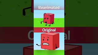 BFDI 25 Reanimated COMPARISON bfdi objectshow animation shorts [upl. by Eelannej]