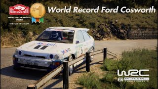 WORLD RECORD🏆Réglages Ford Escort Cosworth MonteCarlo🇮🇩Peira Cava La Bollène Vésubie EA WRC [upl. by Eedak]