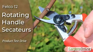 Felco 12 Pruning Secateurs  Product Test Drive [upl. by Atsedom]