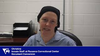 Christine  Staff Stories Fluvanna Correctional Center  Career Training [upl. by Noonberg]