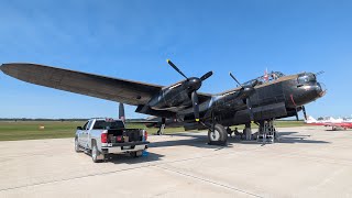 The Lancaster Bomber returns to Southports Manitoba Air Show [upl. by Ihcego]