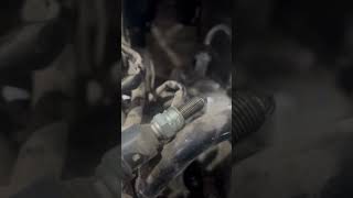 Spark plug current leak 👨‍🔧bikes automobile spark plug bikes [upl. by Airdnahc212]