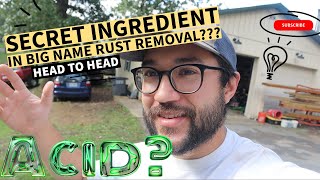 Rust removal showdown Phosphoric Acid vs Electrolysis [upl. by Kenlee823]