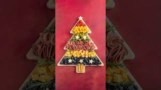 What’s more festive than Christmas treeshaped food This board will be a hit at your gathering 🎄 [upl. by Ylrae]