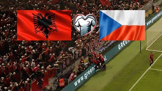 FROM THE CROWD Albania vs Czechia  Euro 2024 Qualifier [upl. by Hamforrd]