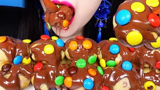 ASMRNUTELLA PROFITEROLES│누텔라 프로피테롤│プロピテロール│먹방│MUKBANG│EATING SOUNDS [upl. by Harmonia714]