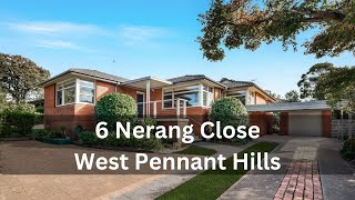 6 Nerang Close West Pennant Hills [upl. by Ginder]