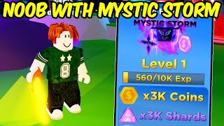 Noob With Mystic Storm Pets in Roblox Ninja Legends 2 [upl. by Kennie]