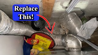 How to Install New Dryer Vent Hose [upl. by Garate]