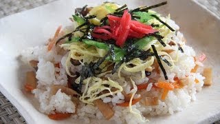 Barazushi Recipe  Japanese Cooking 101 [upl. by Fahey865]