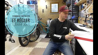 Comment installer et régler un derailleur SRAM AXS [upl. by Sigrid]