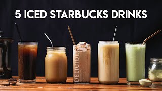 5 Iced Starbucks Drinks That You Can Easily Make At Home [upl. by Garrard]