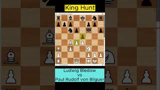 Beautiful King Hunt shorts kinghunt chess chesstricks chessstrategy chessgame chessopening [upl. by Dorita]