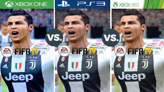 FIFA 19 Xbox One Vs PS3 Vs Xbox 360 [upl. by Aihsemek]