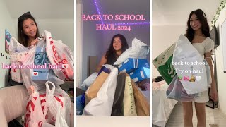 Back To School Haul  TikTok Compilation 14 [upl. by Annocahs]