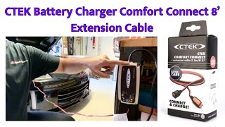 CTEK Battery Charger Comfort Connect Extension Cable [upl. by Penrod992]