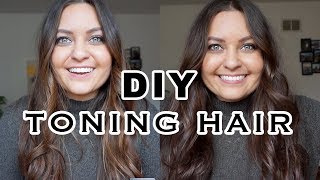 How To Tone Brunette Hair At Home How Im Growing My Hair Out  ELA BOBAK [upl. by Gabrielli]