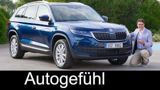 Skoda Kodiaq FULL REVIEW test driven allnew SUV neu Style amp Ambition 14 TSI  Autogefühl [upl. by Maitland383]