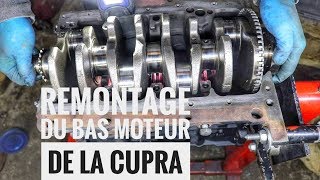 Vlog31 REMONTAGE BAS MOTEUR DE LA CUPRA TIERÇAGE DES SEGMENTS [upl. by Neram]