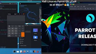 Comparativa Épica Kali Linux 🐉 vs Parrot OS 🦜 [upl. by Crean]