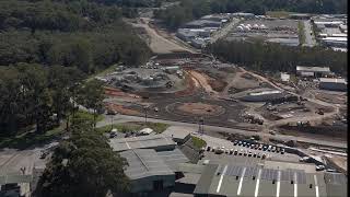 DJI Mini 4pro Coffs Harbour bypass June 2024 [upl. by Tletski]