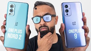 OnePlus Nord 2 vs OnePlus 9  Which should you buy [upl. by Notslah]