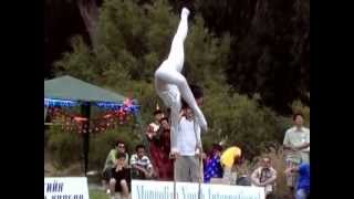 Mongolian Contortionist During Nadaam Festival [upl. by Barde]