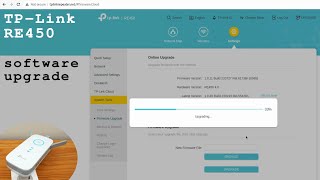 TPLink RE450 WiFi Extender • Firmware upgrade [upl. by Aria]