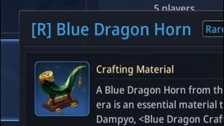 mir4 Search R Blue Dragon Horn [upl. by Annovahs]