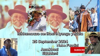 INkosi uNyazi  Amakhosi  Abefundisi Isikhumbuzo seNkosi iNyanga yeZulu 25 September 2024 Shembe [upl. by Ecinue]