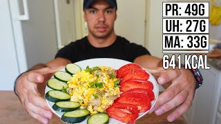 Brz i jeftin proteinski doručak  50g proteina [upl. by Lanie]