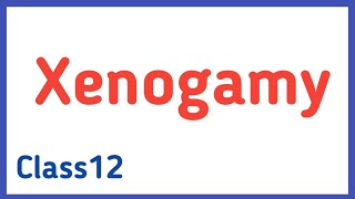 What is Xenogamy Class12 In Hindi [upl. by Nanor]