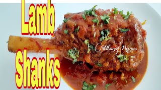 Braised Lamb ShanksSlow Cooked  Mharjz Recipes [upl. by Anasxor]