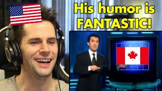 American Reacts to Canada Explained by Rick Mercer [upl. by Annaierb539]