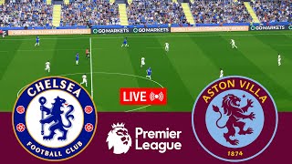 LIVE Chelsea vs Aston Villa Premier League 2425 Full Match  Video Game Simulation [upl. by Ennairrac91]