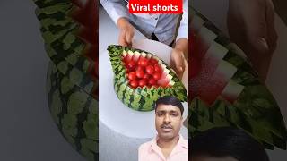 Watermelon cutting design easy short videogreen screenreaction shots [upl. by Elmaleh]