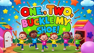 quot🎶 One Two Buckle My Shoe 😄 Fun Nursery Rhymes for Kids  SingAlong Adventurequot [upl. by Vyse]