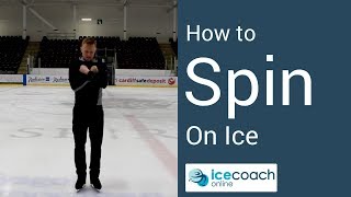 Learn How to Spin On Ice the Easy Way for Beginners [upl. by Ahsemit]