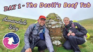 Full Annandale WayDay 1The Devils Beef TubDumfries amp GallowayThrough HikingRiver Annan [upl. by Deehan]