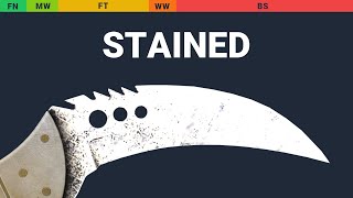 Talon Knife Stained  Skin Float And Wear Preview [upl. by Beauchamp]